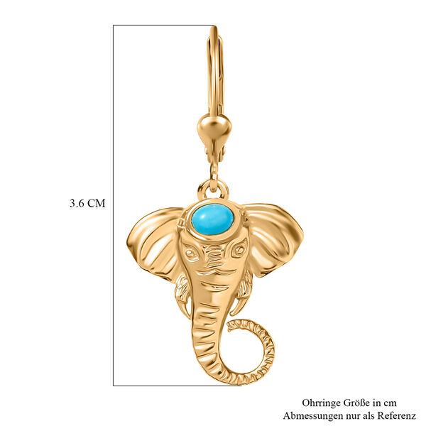 D'Joy AA Sleeping Beauty T&uuml;rkis Ohrringe - 0,34 ct. image number 6