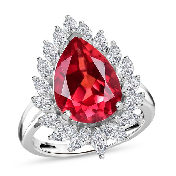 D'Joy Labor Padparadscha Saphir und Topas Ring - 11,28 ct. image number 3