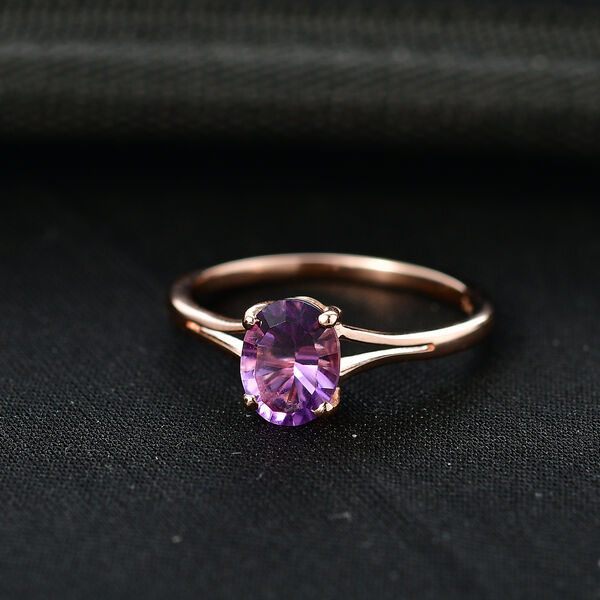 D'Joy AAA Rose De France Amethyst Ring - 1,19 ct. image number 1