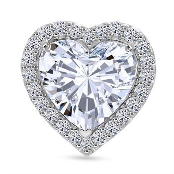 LUXURIANT IGI zertifizierter VS-EF Labor Diamant Anh&auml;nger in 950 Platin - 5,52 ct.