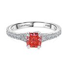 LUXURIANT DIAMOND - Lab Grown Rosa Diamant VS, Lab Grown Diamant Ring 950 Platin (Größe 18.00) ca. 1.55 ct
