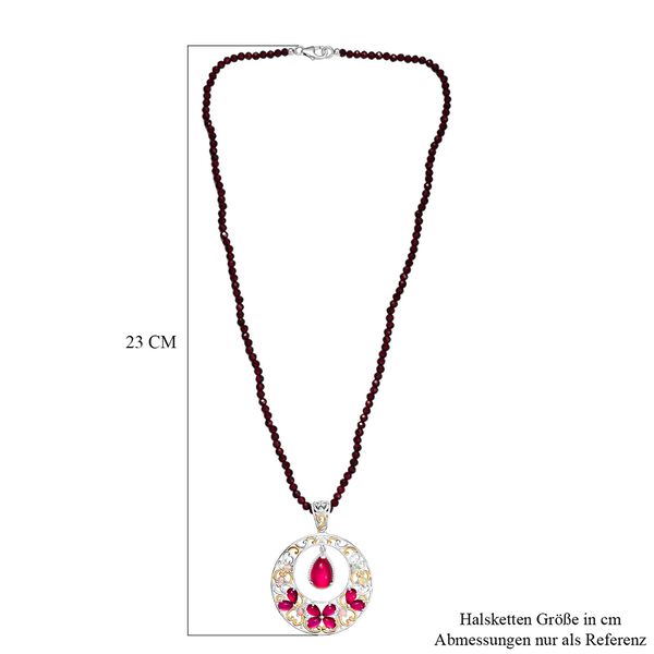 D'Joy Maulbeer Mondstein Schmuckset ca. 45 cm 925 Silber rhodiniert, 925 Silber Rhodiniert und 750 Gelbgold Vermeil ca. 47.16 ct image number 6