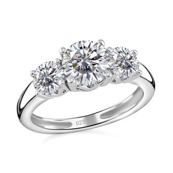 Moissanit Ring - 2,03 ct.