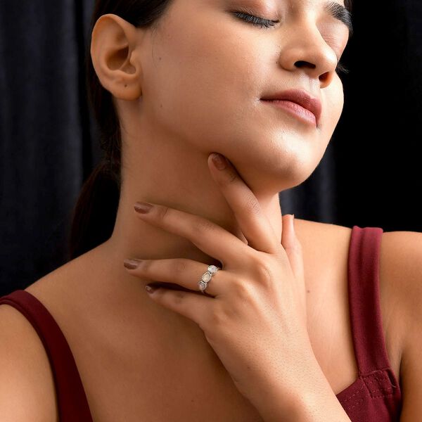 Wei&szlig;er Polki Diamant-Ring - 0,33 ct. image number 2