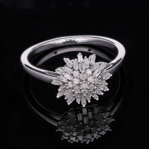 Schneeflocke Diamant Ring- 0,50 ct. image number 1