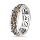 Mehrfarbiger Diamant Anti-Stress Spinning Ring, ca. 1,00 ct image number 4