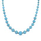 Blauer Howlit Halskette ca. 45 cm+ 5 cm Extender, ca. 160,00 ct.