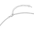 Weiße Kristall-Halskette in Silberton - 20 ct. image number 4