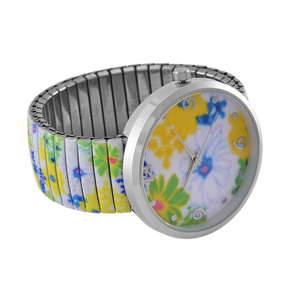 STRADA Armbanduhr - Blumen-Design, Japanisches Uhrwerk, Wasserresistent image number 5