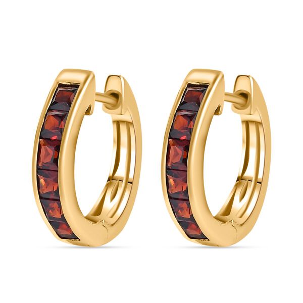 Mosambik Granat Ohrringe - 2,50 ct. image number 4