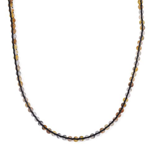 Flexible mehrfarbige Hämatoid-Quarz Halskette - 80 ct. image number 0