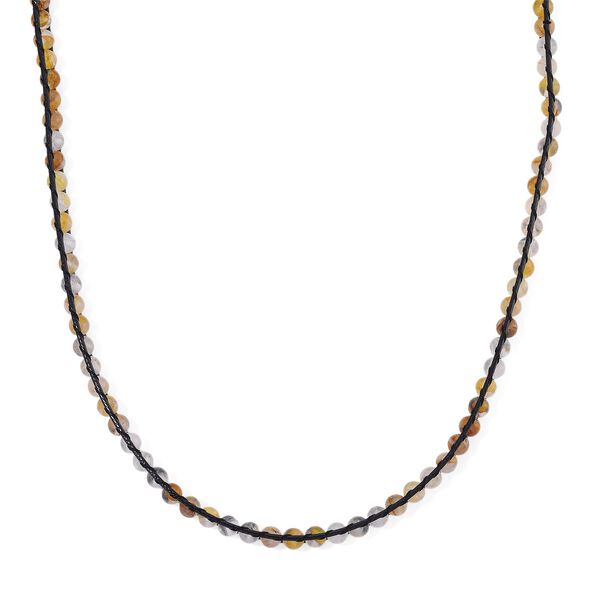 Flexible mehrfarbige H&auml;matoid-Quarz Halskette - 80 ct.