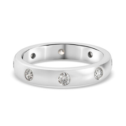 RHAPSODY - Diamant-Ring, IGI zertifiziert VS E-F, 950 Platin (Größe 21.00) ca. 0.50 ct