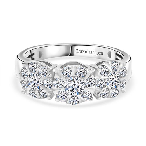 LUXURIANT DIAMOND - Lab Grown Diamant SI Ring 925 Silber rhodiniert (Größe 21.00) ca. 1.00 ct image number 0