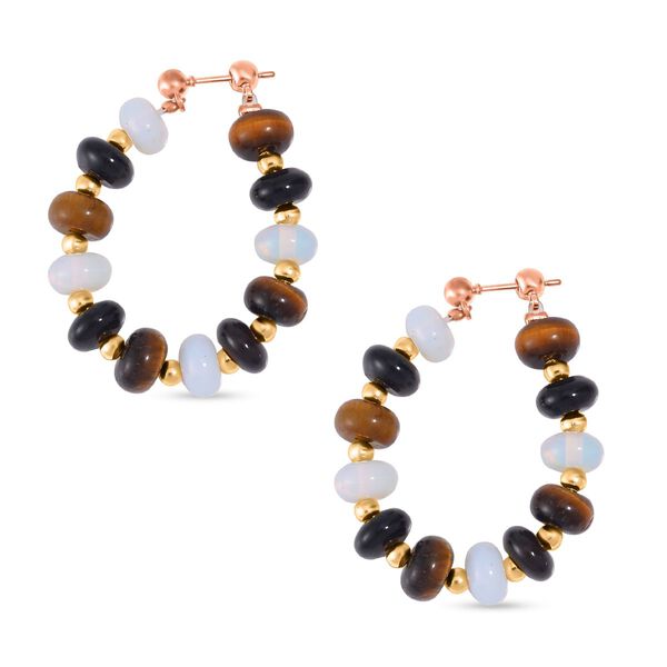 Mehrfarbige Edelstein-Ohrringe - 59 ct. image number 5