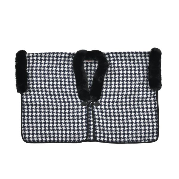 LA MAREY - Kunstpelz-Kimono, Schwarz image number 8