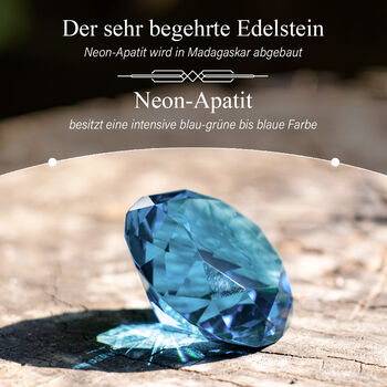 ALLORO AA Neon Apatit Ohrringe - 0,47 ct.