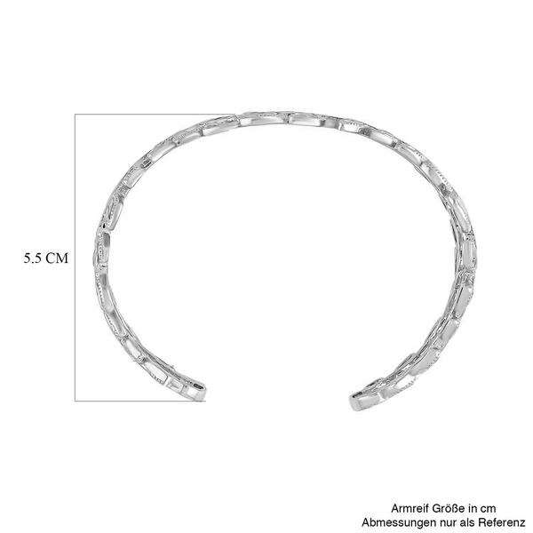 Flexibles Armreif, ca. 16.5-19.0cm, silberfarben image number 6