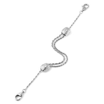 Verstellbare Kettenverl&auml;ngerung, ca. 7.5 cm 925 Silber 2.96 gm