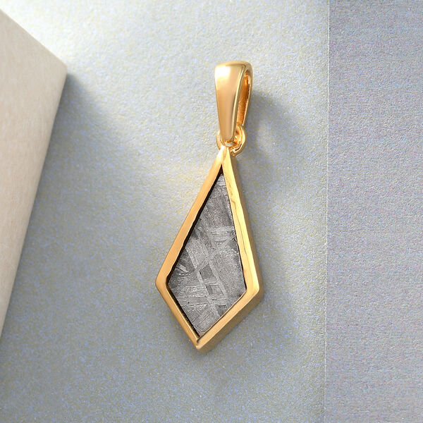 Meteorit Anh&auml;nger 925 Silber vergoldet ca. 4,58 ct image number 3
