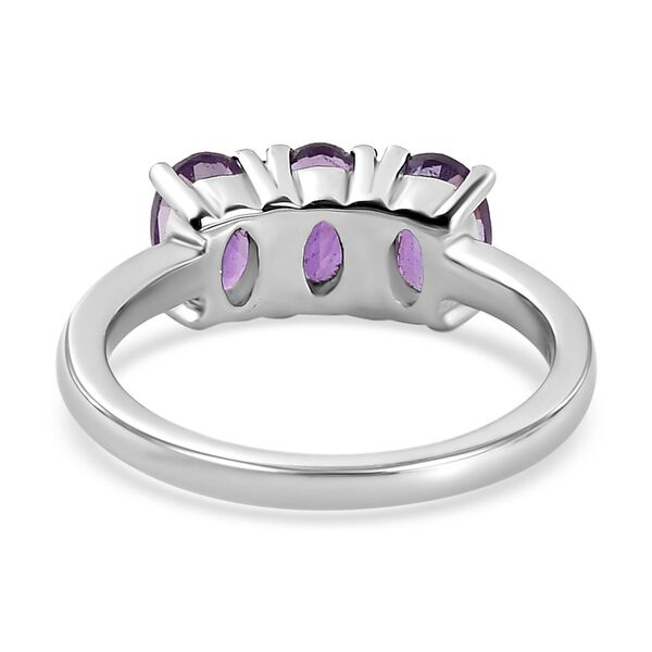 Afrikanischer Amethyst Ring, Edelstahl (Gr&ouml;&szlig;e 16.00) ca. 1,24 ct image number 6