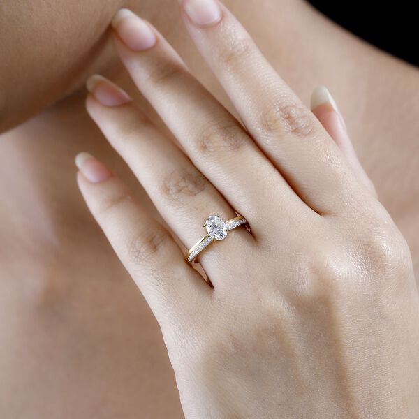 Moissanit Ring - 0,96 ct. image number 9