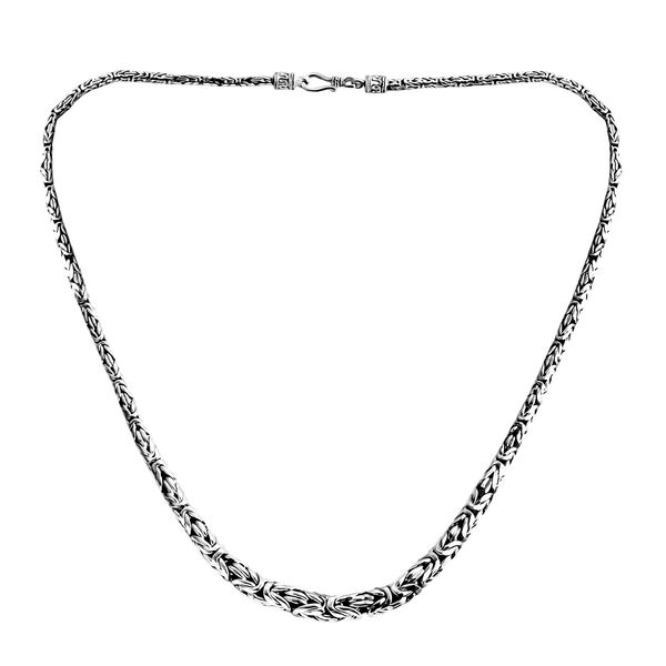 Royal Bali Kollektion - 925 Silber Borobudur Halskette ca. 50 cm ca. 51,53g