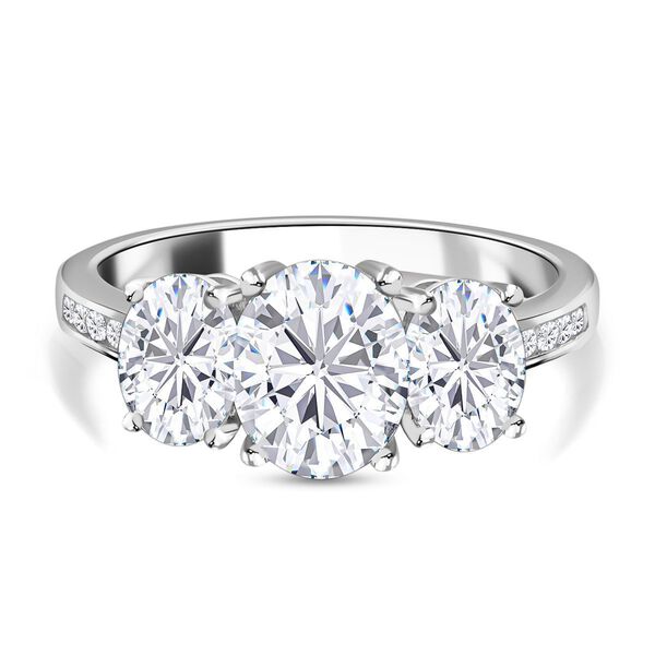 Moissanit Ring, ca. 4.07 ct image number 0