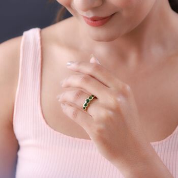 Nat&uuml;rlicher Chromdiopsid-Ring - 1,57 ct.