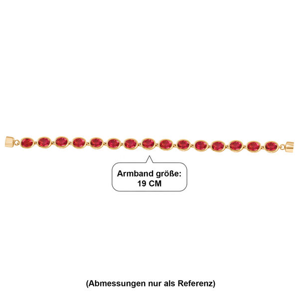 D'Joy Sunset Triplett Quarz 19cm Armband - 23,88 ct. image number 4