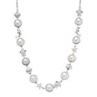EVER TRUE Süßwasser Perle (9-9.5 mm) Halskette ca. 50 cm Nickelfreies Messing 41.32 ct