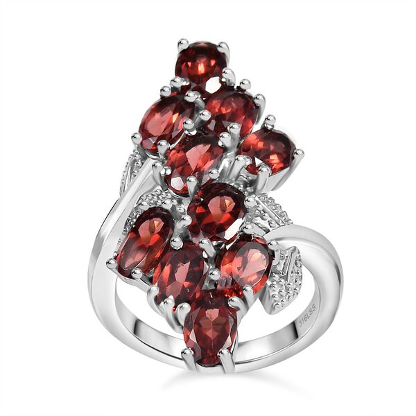 Roter Granat Ring - 6,61 ct. image number 3