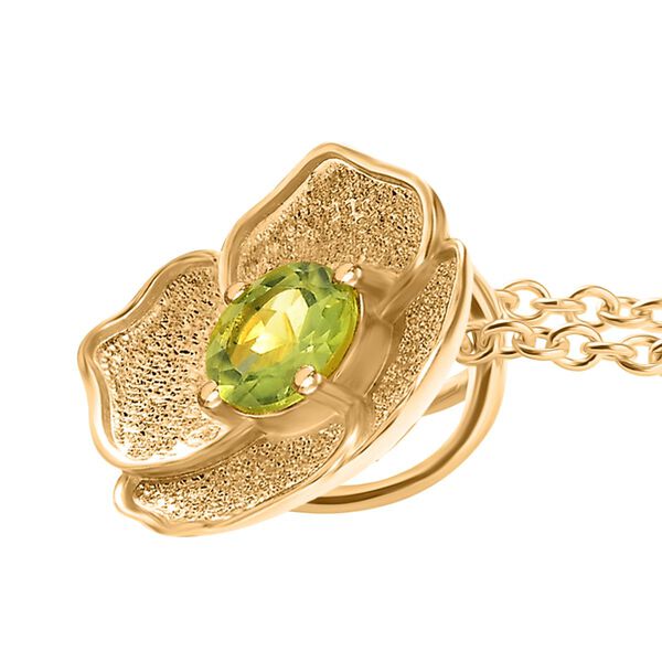 Peridot Schmuckset ca. 1,00 ct. image number 4