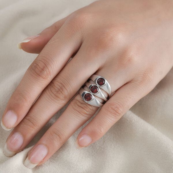 Roter Granat-Ring - 1,83 ct. image number 3