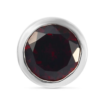 Mozambique Granat Solit&auml;r Anh&auml;nger 925 Silber platiniert ca. 5,60 ct