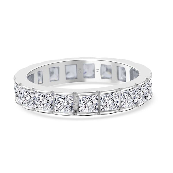 Lustro Stella Weißer Zirkonia Ring 925 Silber rhodiniert (Größe 18.00) image number 0