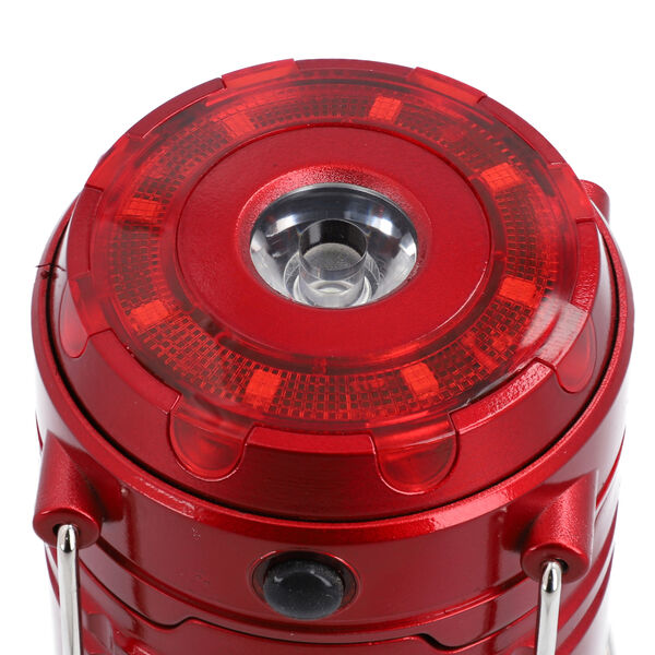 LED Laterne Lampe, 3xAAA (nicht inkl.), Gr&ouml;&szlig;e 6,8x6,8x10 cm, Rot image number 4