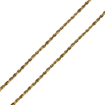 Kordelkette in 585 Gelbgold, 45cm