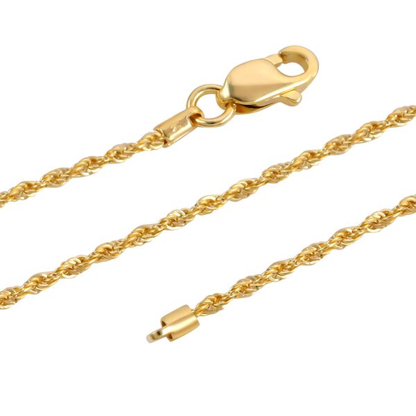 ILIANA - Diamantschliff Kordelkette, ca. 50 cm, 750 Gold image number 4