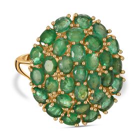 Kagem sambischer Smaragd Ring - 5,18 ct.