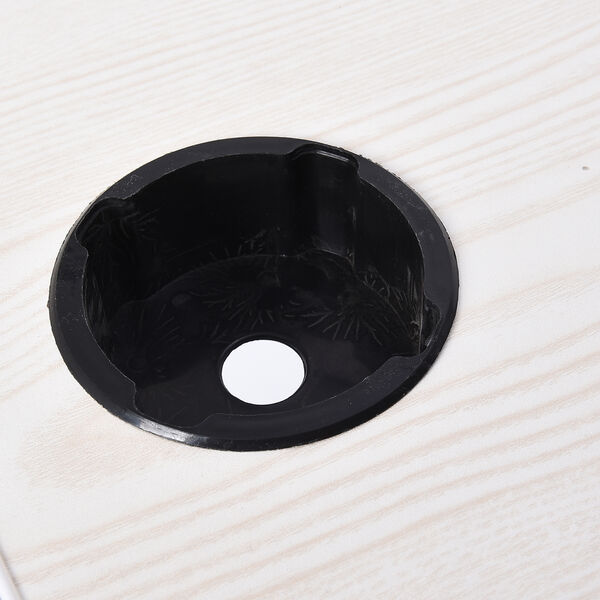 Multifunktionaler Klapptisch mit Becher-. Tablet- und Kartenhalter. 59.5x36.5 cm. Wei&szlig; image number 4