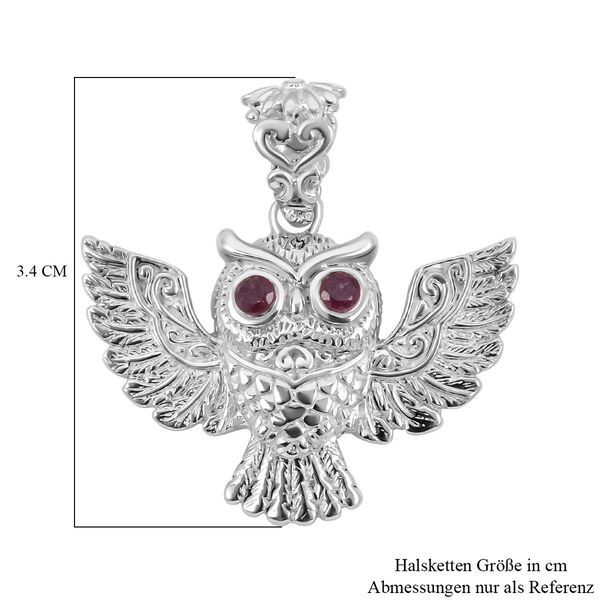 Royal Bali Kollektion - Afrikanischer Rubin-Eule-Anhänger - 0,36 ct. image number 5
