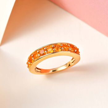 Salamanca Feueropal-Half-Eternity-Ring - 0,66 ct.