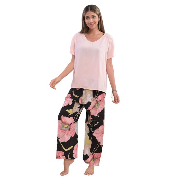 LA MAREY - Pyjama-Set, S/M, rosa