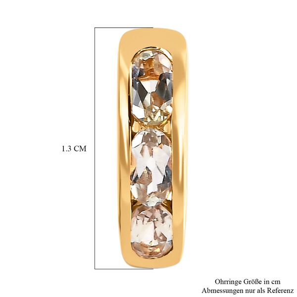 AAA Turkizit-Creolen - 1,56 ct. image number 5