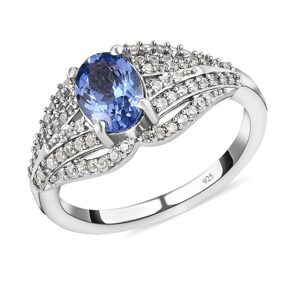 Tansanit und Zirkon-Ring - 1,47 ct. image number 4