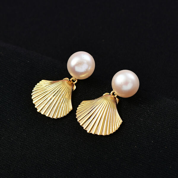 EVER TRUE Süßwasser Perle Ohrringe Nickelfreies Messing 8.03 ct image number 1