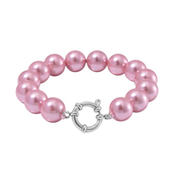 Rosa Muschelkernperle Armband image number 3