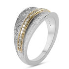 Diamant Ring 925 Silber platiniert  ca. 0,15 ct image number 4