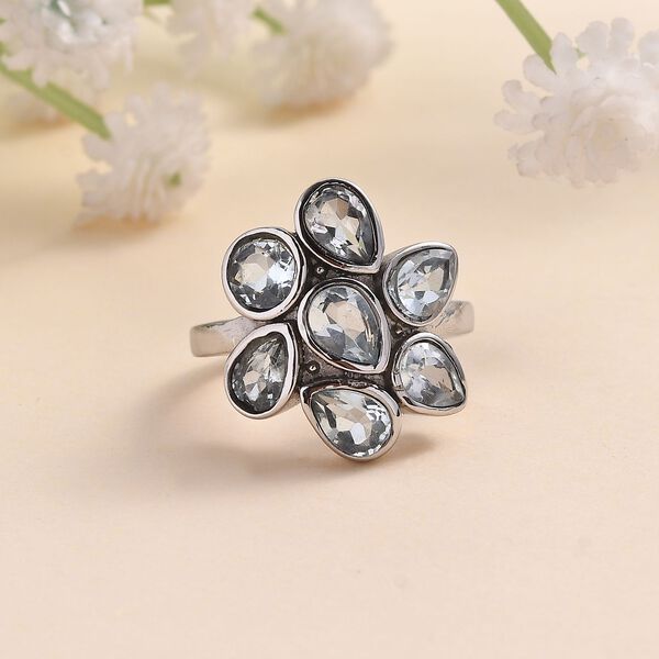 Himmelblauer Topas-Ring - 3,49 ct. image number 2